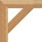 Ekena Millwork Traditional Block Rough Sawn Bracket, Western Red Cedar, 4"W x 22"D x 22"H BKT04X22X22TRA05RWR - alternate 2